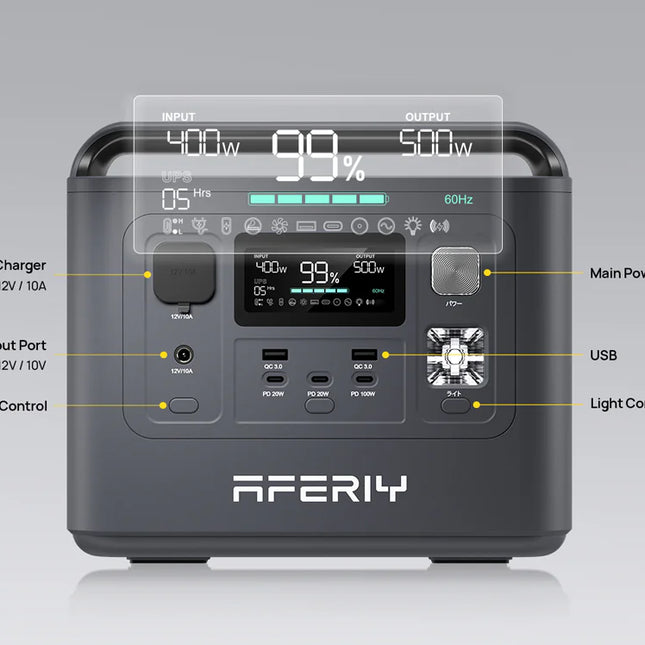 P010 Powerstation 800W - 512 Wh 
