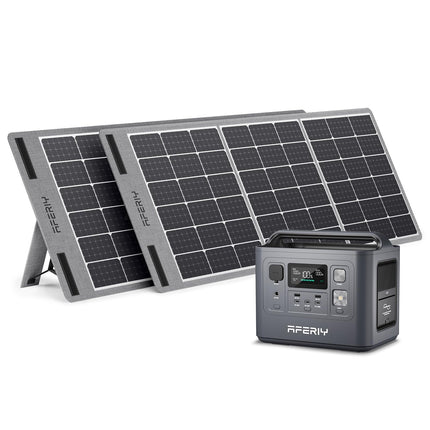 P010 - Powerstation 800W (512Wh)+Zonnepaneel