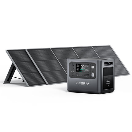 P210 - Powerstation 2400W (2048wH)+ Zonnepaneel