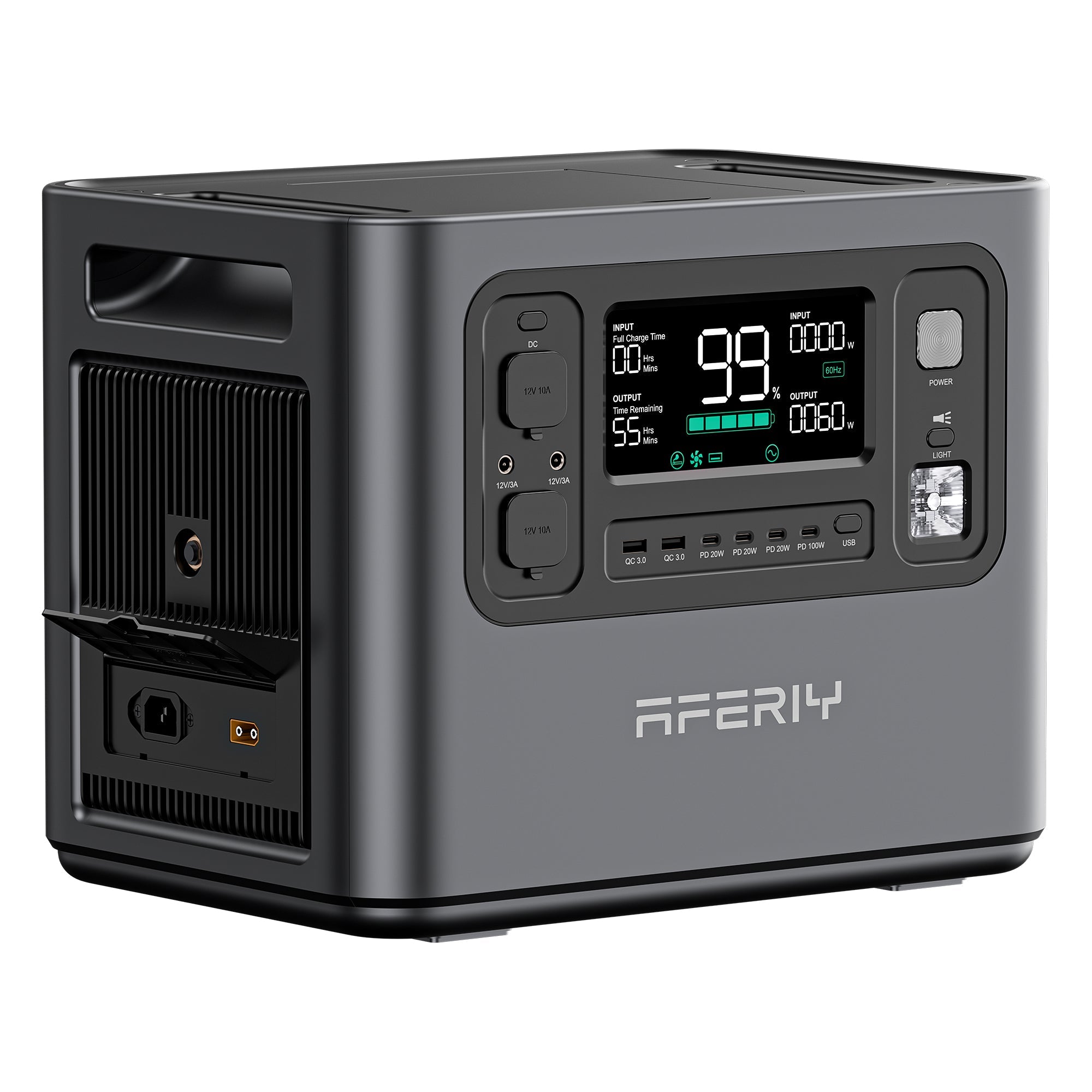 P210 - Powerstation 2400W (2048Wh)+Zonnepaneel