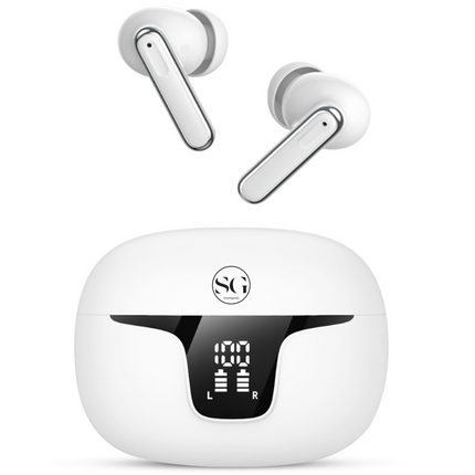 Smartgoodz Novabeats Wireless Earbuds - 40 Hours Playtime,ENC ANC Ergonomic Design and 9D Surround Sound 