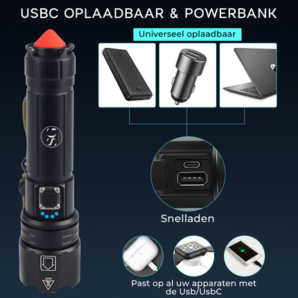 QuadBeam LED Zaklamp