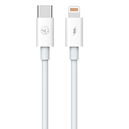 Smartgoodz USBC Adapter 25Watt - Fast Charger Universal Incl. USBC/Lightning cable 1m suitable for Apple devices