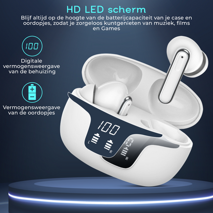 Smartgoodz Novabeats Wireless Earbuds - 40 Hours Playtime,ENC ANC Ergonomic Design and 9D Surround Sound 