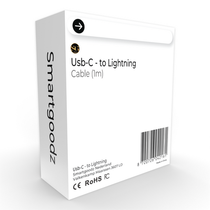 Smartgoodz USB-C to Lightning Cable 1 meter