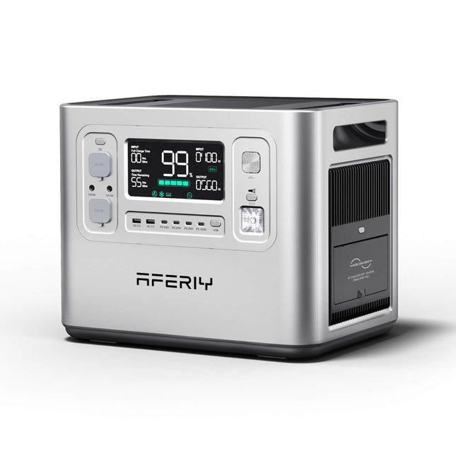 P210 Powerstation 2400W (2048Wh) Zilver
