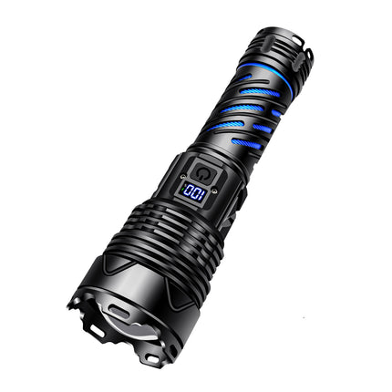 Smartgoodz Military Flashlight LED White laser - 3500 Lumen, USB-C Rechargeable with 800 Meter Range
