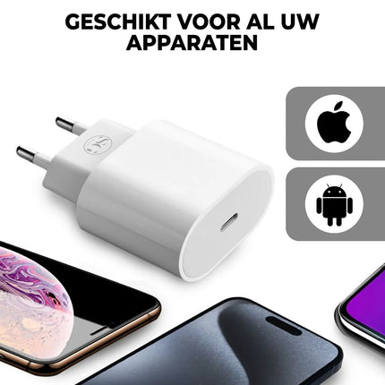 USB-C Adapter 25w Universeel